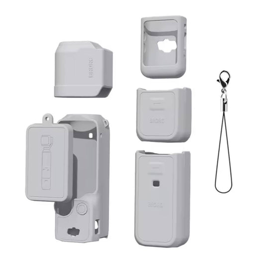 Case for DJI OSMO Pocket 3 Silicone Protective Cover Anti-Scratch Lens Cap Protector for Pocket3 Case Camera Shell Accessories